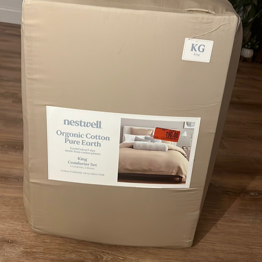King Comforter Set - Tan